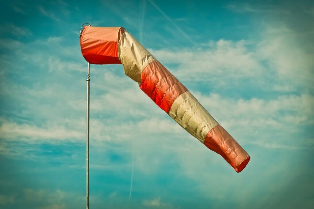 Der Wind kommt im Schweizer Aussenhandel aus einer anderen Richtung und zeigt dies beim Windmesser