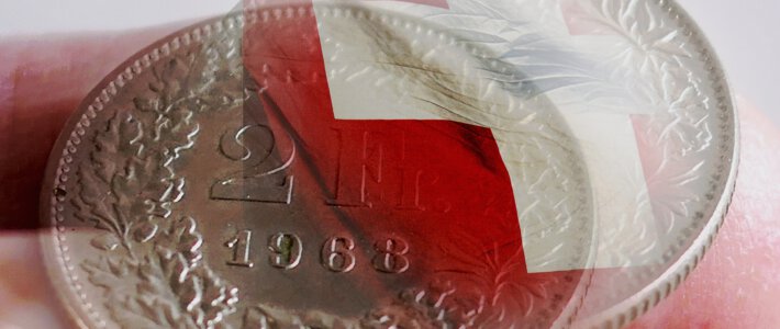 Zwei Schweizerfranken sind als Münze beliebt