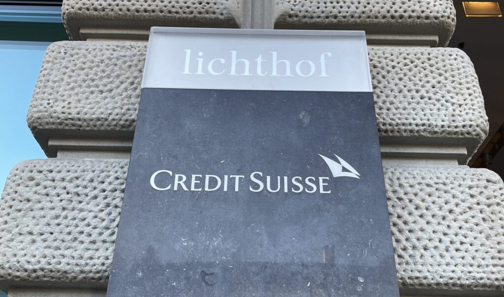 Credit Suisse am Paradeplatz in Zürich