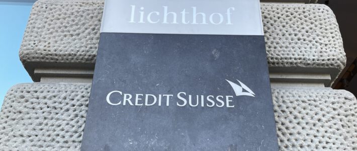 Credit Suisse am Paradeplatz in Zürich