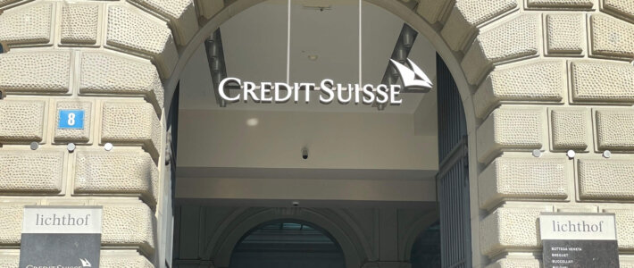 Die Credit Suisse am Zürcher Paradeplatz