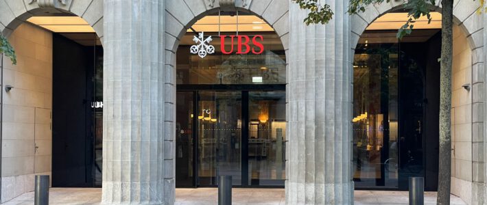 UBS in der Bahnhofstrasse in Zürich