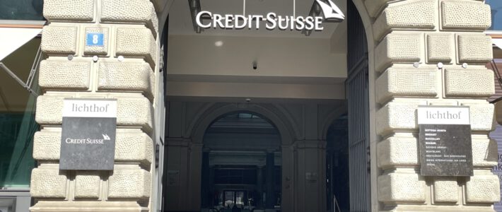 Credit Suisse am Paradeplatz in Zürich