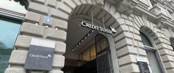 Credit Suisse am Paradeplatz in Zürich