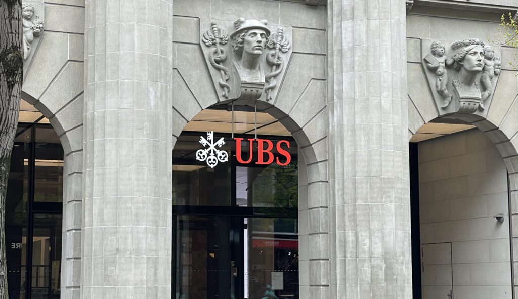 UBS an der Zürcher Bahnhofstrasse