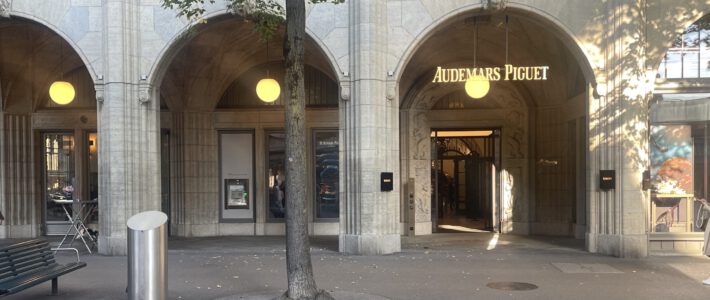 Eingang Pictet in Zürich