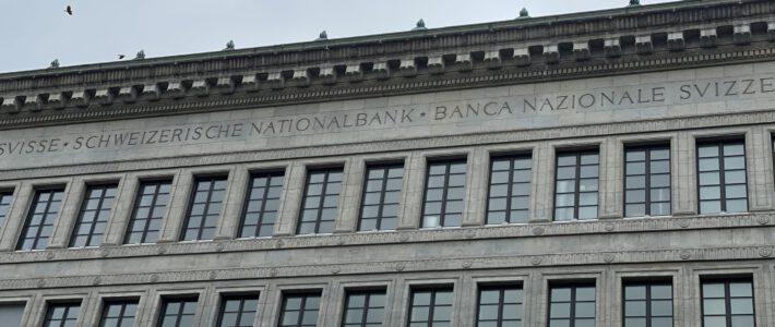 Gebäude der Schweizerische Nationalbank in Zürich