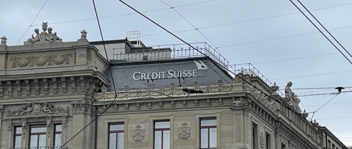 Die Credit Suisse am Zürcher Paradeplatz