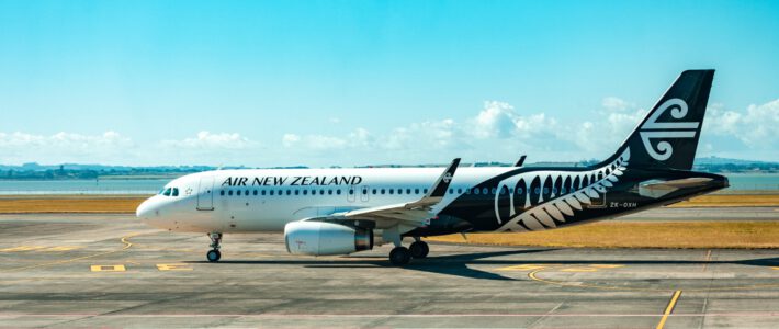 Flugzeug von Air New Zealand