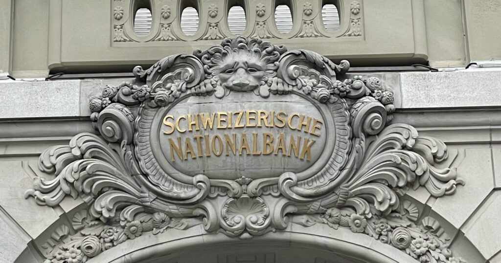 Die Schweizerische Nationalbank SNB in Bern