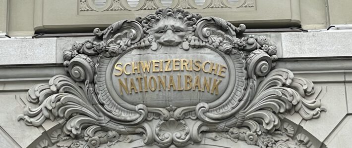 Die Schweizerische Nationalbank SNB in Bern