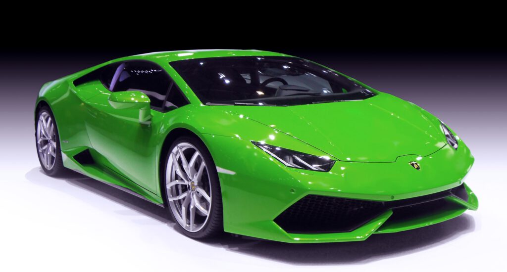 Ein Sportwagen der Firma Lamborghini