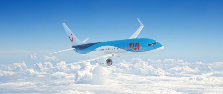 Ein Flugzeug des Tui-Konzerns