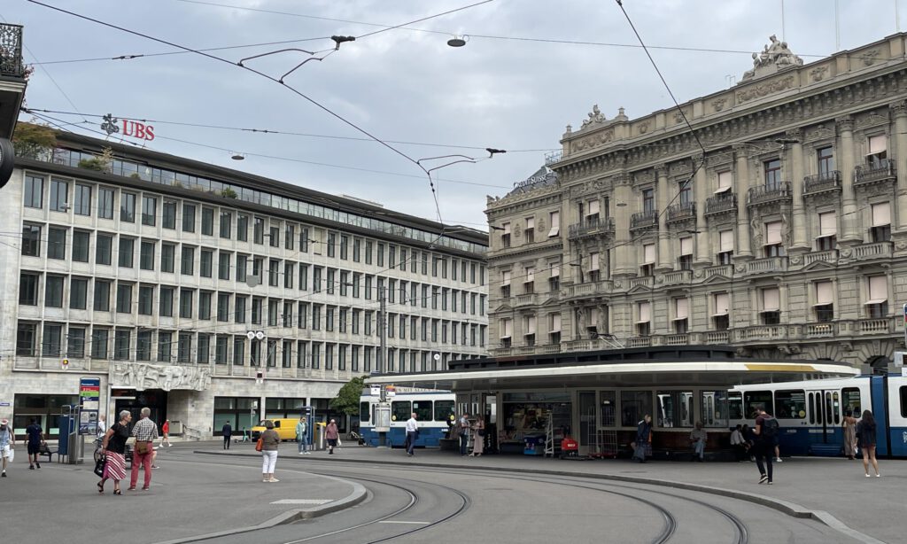 UBS und CS am Zürcher Paradeplatz