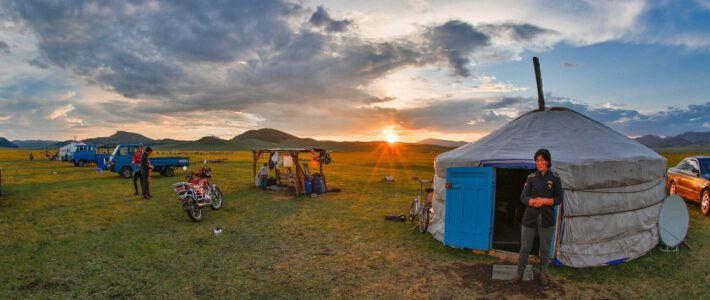 Das Leben auf dem Lande in der Mongolei