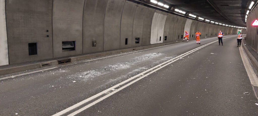 Schäden im Gotthard-Tunnel