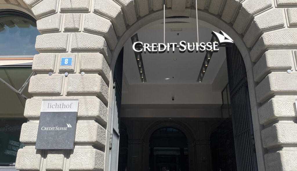 Hautsitz der Credit Suisse am Zürcher Paradeplatz