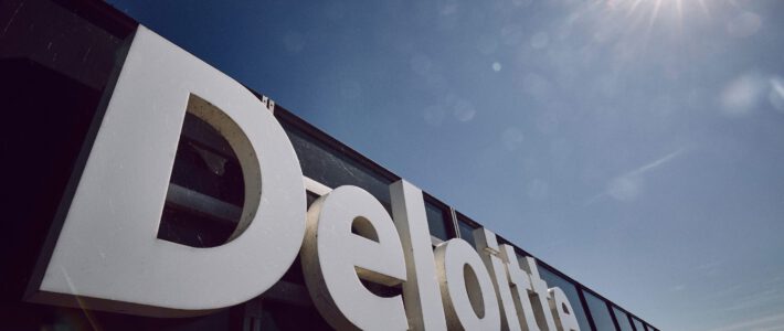 Das Logo der Wirtschaftsprüfung Deloitte