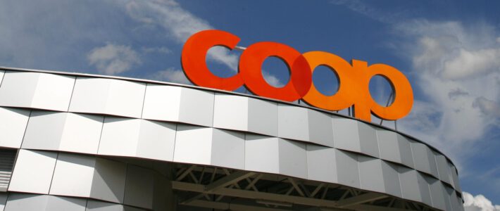 Ein Supermarkt von Coop von Aussen