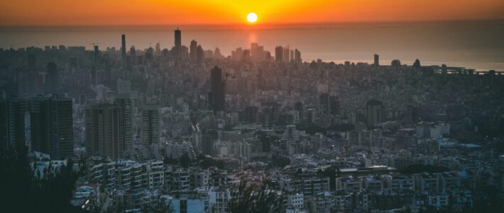 Sonnenuntergang in Beirut