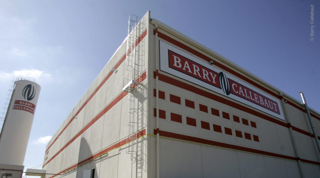 Eine Fabrik von Barry Callebaut