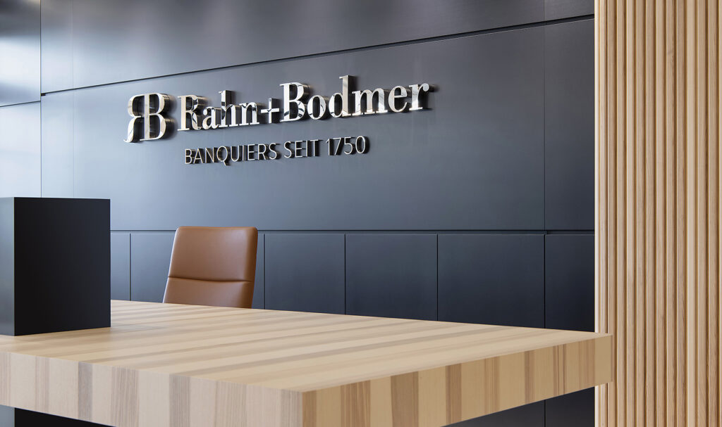 Büroeinrichtung der Privatbank Rahn+Bodmer