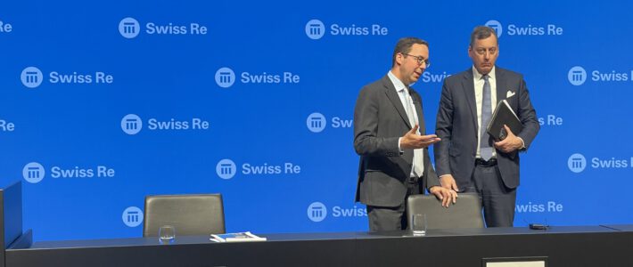 Das Management des Rückversicherers Swiss Re um CEO Christian Mumenthaler und CFO John Dacey