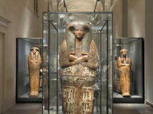 Ausstellung im ägyptischen Museum in Torino