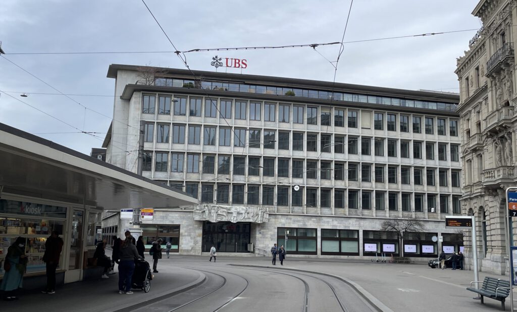 UBS am Zürcher Paradeplatz