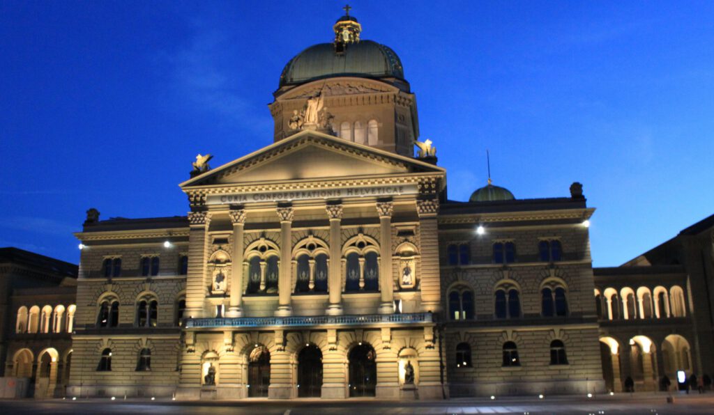 Schweizer Parlament in Bern