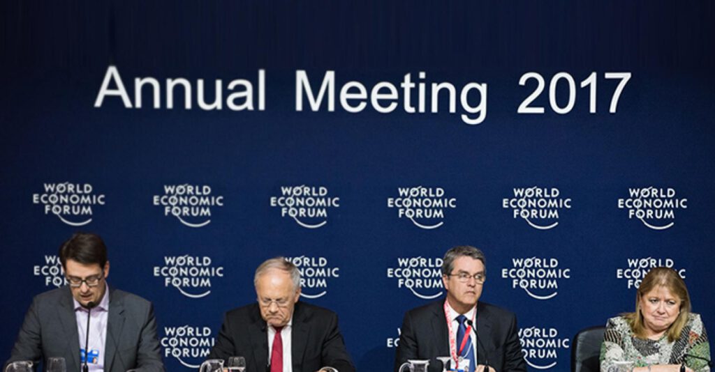 Ein Treffen der Schweiz und Argentinien in Davos 2017