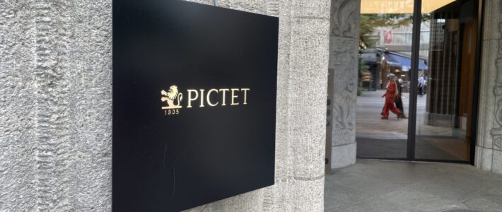 Die Privatbank Pictet in Zürich