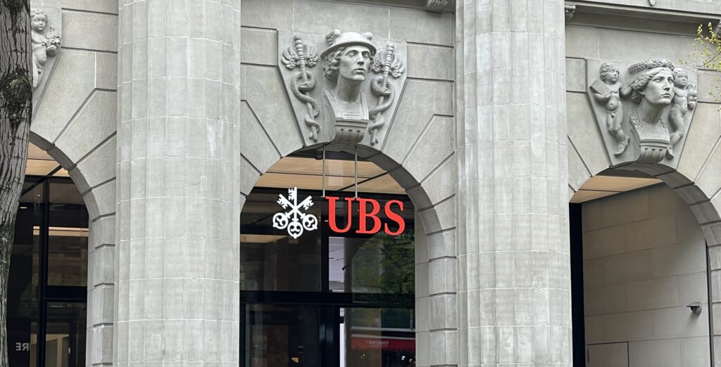 UBS in der Zürcher Bahnhofstrasse