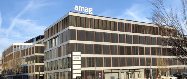 Ein Gebäude der Amag-Gruppe
