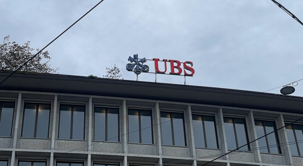 Grossbank UBS am Zürcher Paradeplatz