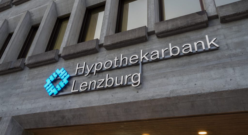 Gebäude der Hypothekarbank Lenzburg