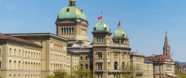 Das Schweizer Parlament in Bern