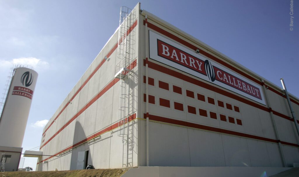 Eine Fabrik des Schokoladenkonzerns Barry Callebaut