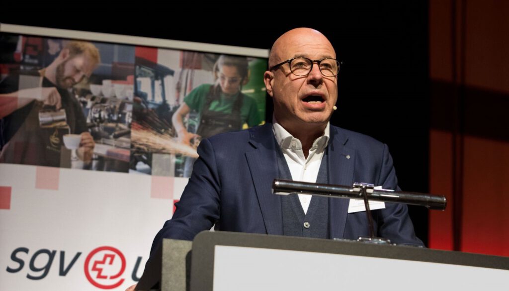 Fabio Regazzi ist seit 2020 Präsident des Schweizerischen Gewerbeverbandes