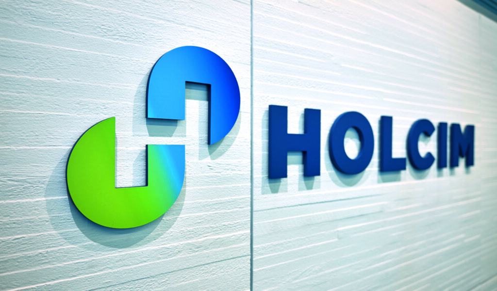 Das Logo des Holcim-Konzerns