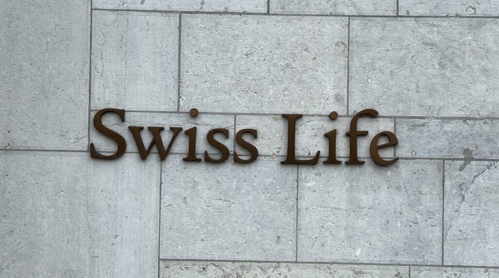 Das Logo der Swiss-Life-Gruppe am Hauptsitz in Zürich