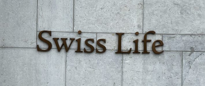Das Logo der Swiss-Life-Gruppe am Hauptsitz in Zürich