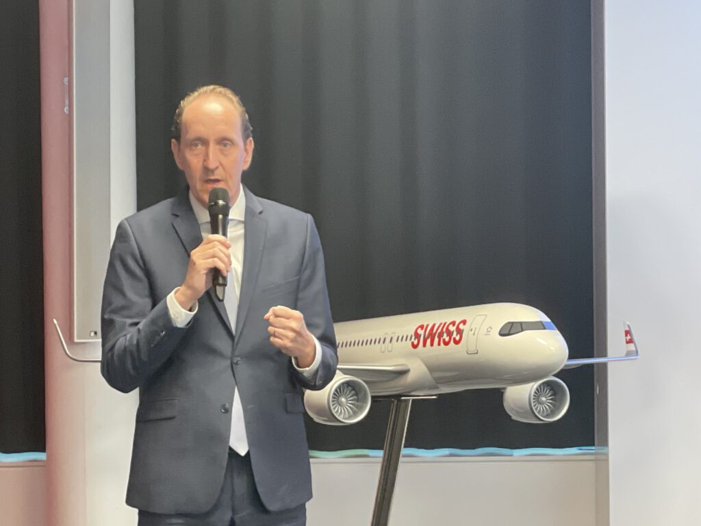 Scheidender CEO der Fluggesellschaft Swiss Dieter Vranckx (Bild: muula.ch)