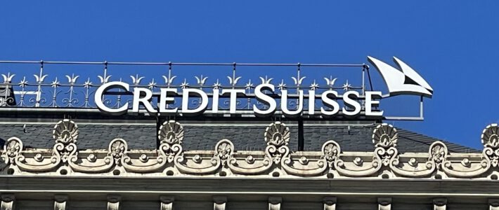 The Logo of Credit Suisse in Zurich
