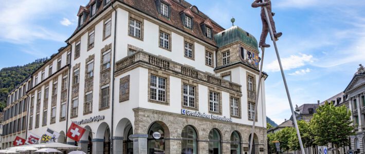 Hauptsitz der Graubündner Kantonalbank