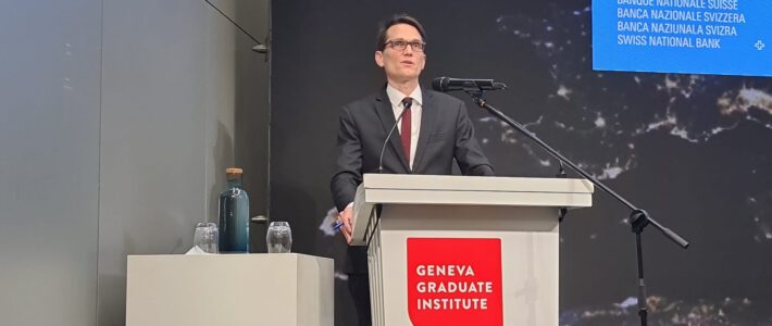 SNB Vice Chairman Martin Schlegel in Geneva
