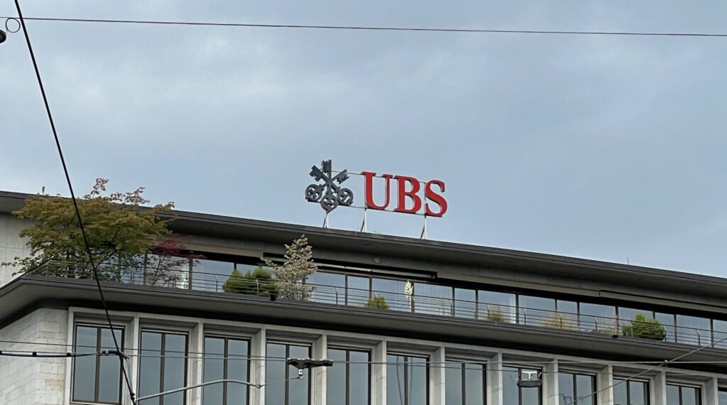 Die Grossbank UBS am Zürcher Paradeplatz