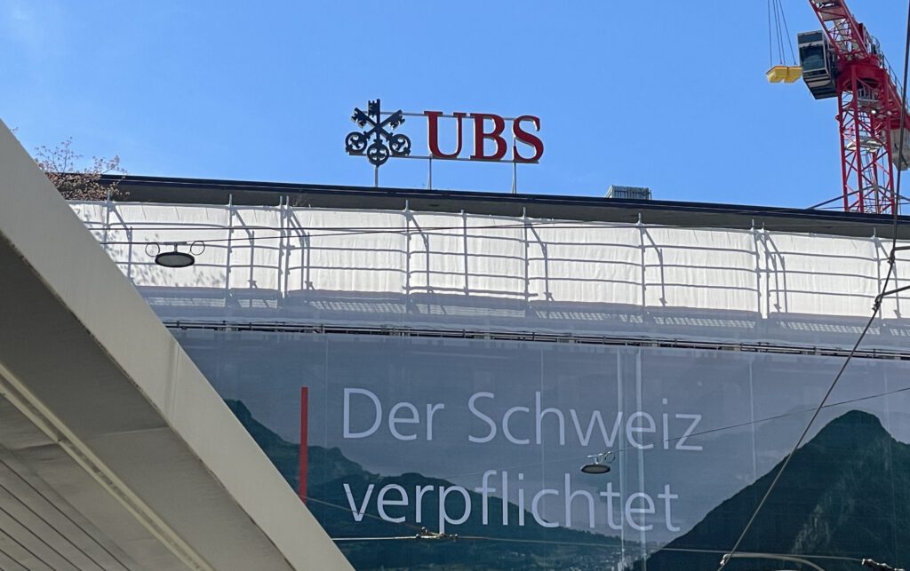 Die UBS am Zürcher Paradeplatz