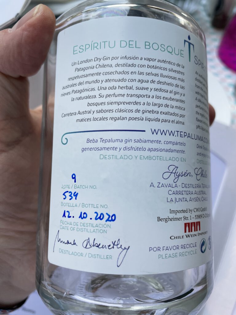 Tepaluma-Gin aus Chile 