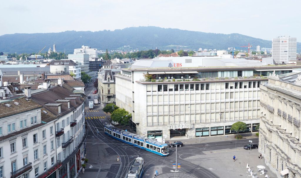 Die UBS am Zürcher Paradeplatz